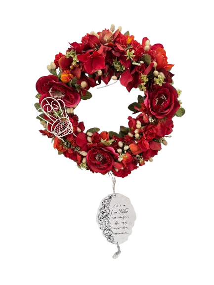 Guirlanda com Rosas Vermelhas