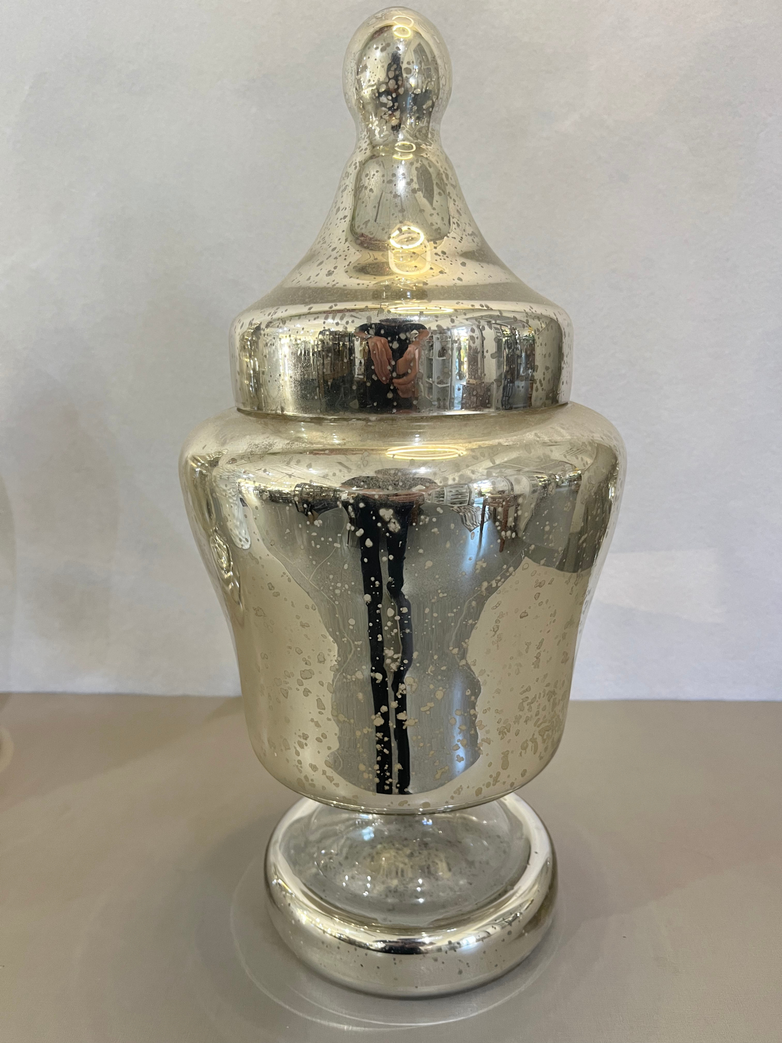 Pote Apotecário Espelhado Decorativo