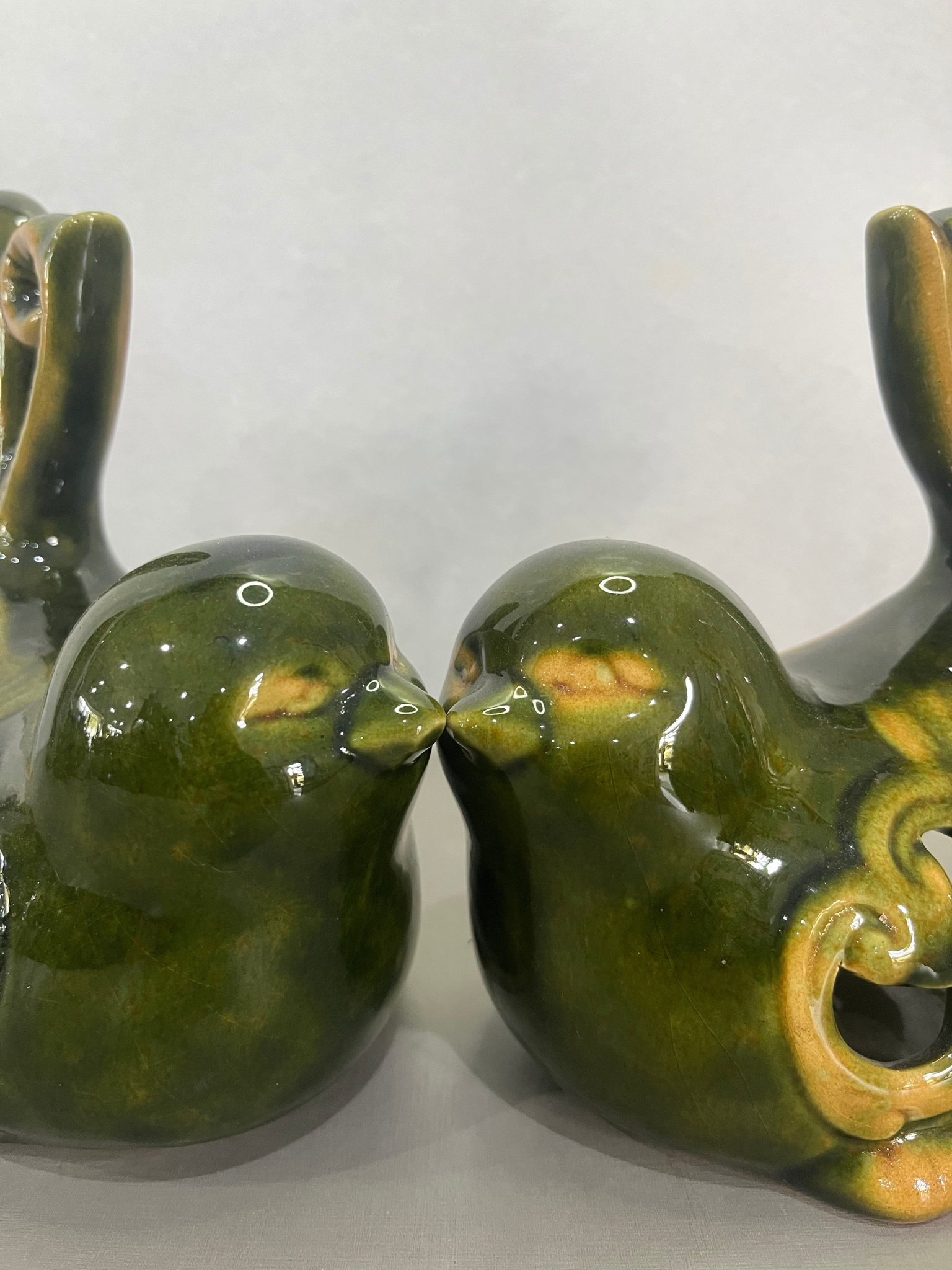 Conjunto 2 Pássaros Decorativos