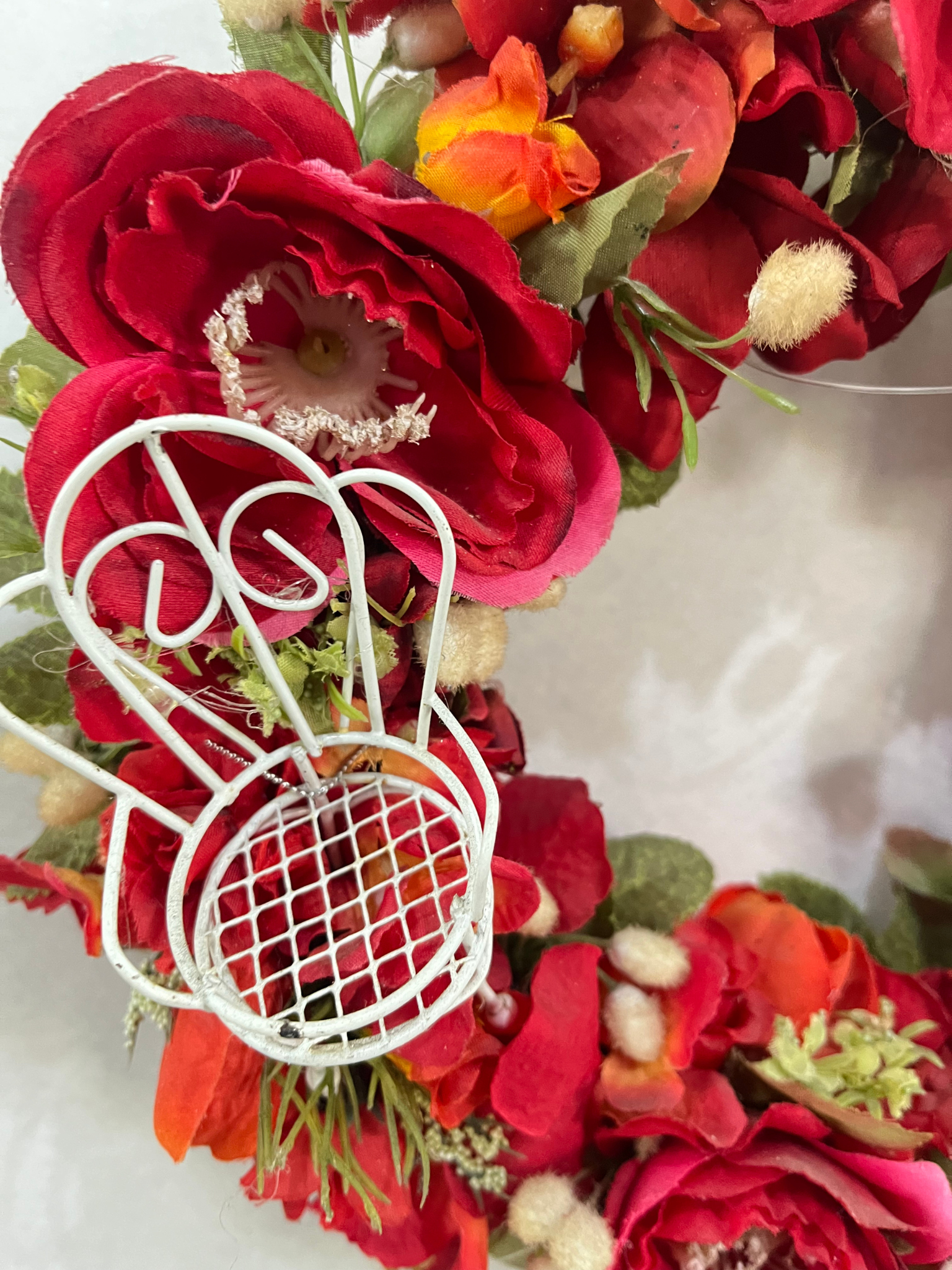 Guirlanda com Rosas Vermelhas