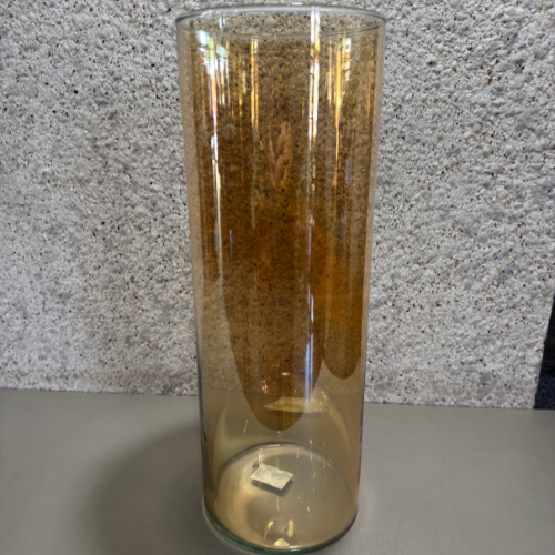 Vaso de Vidro em Cilindro