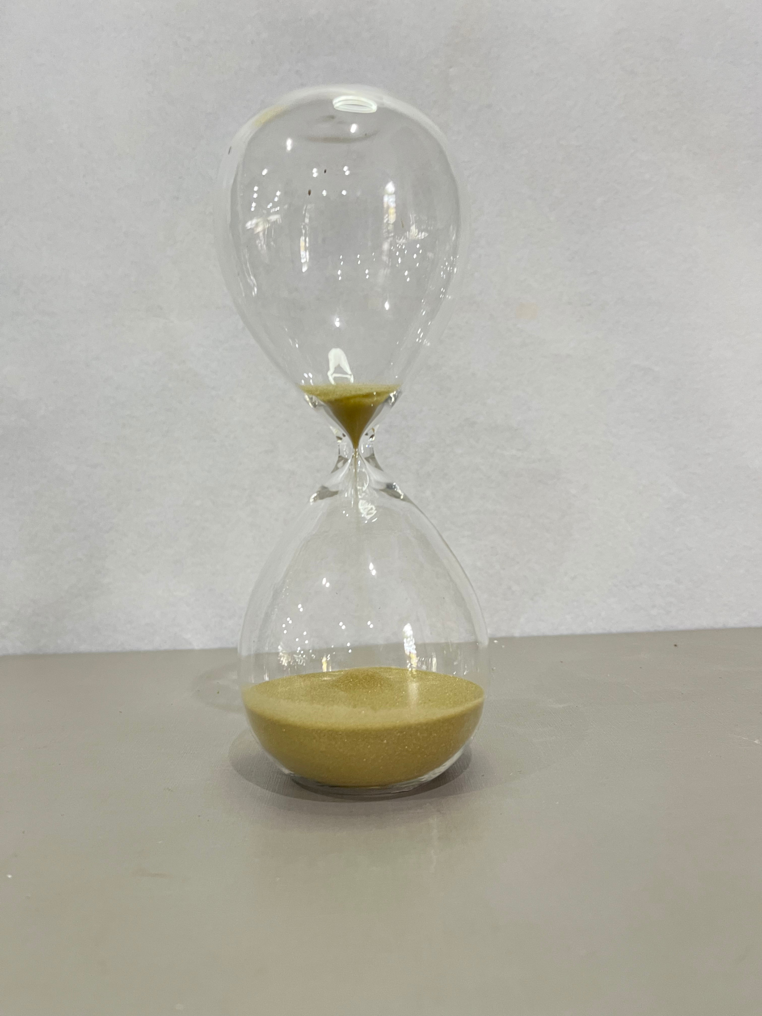 Ampulheta do tempo em vidro Grande