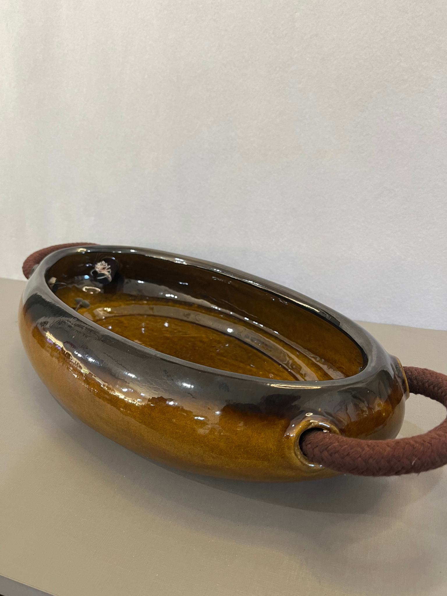 Vaso para Centro de Mesa em Porcelana Esmaltada