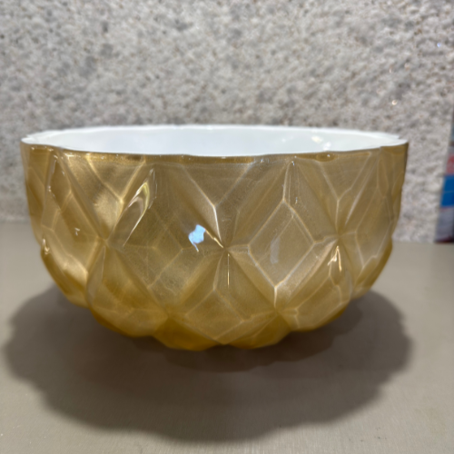 Vaso Cerâmica com Vidro