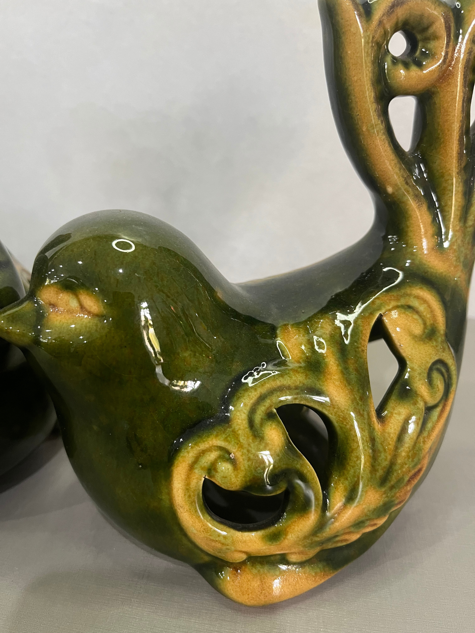 Conjunto 2 Pássaros Decorativos