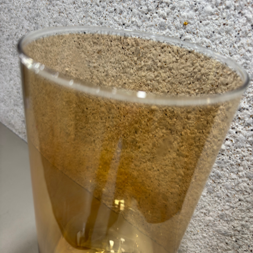 Vaso de Vidro em Cilindro