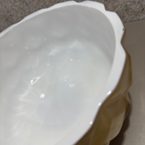 Vaso Cerâmica com Vidro