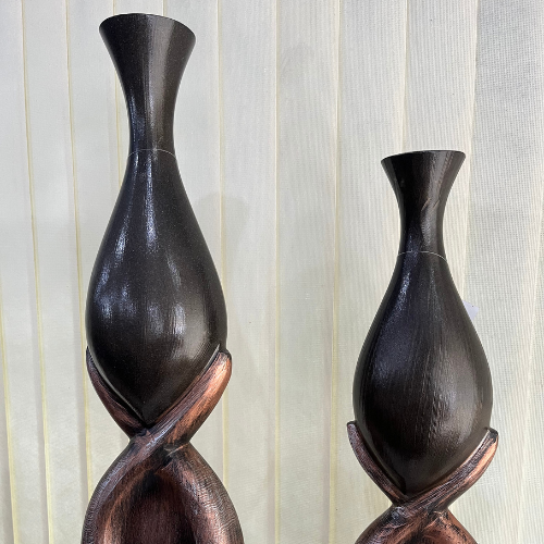 Conjunto Vasos Garrafa Decoração Grande 76cm e 88cm