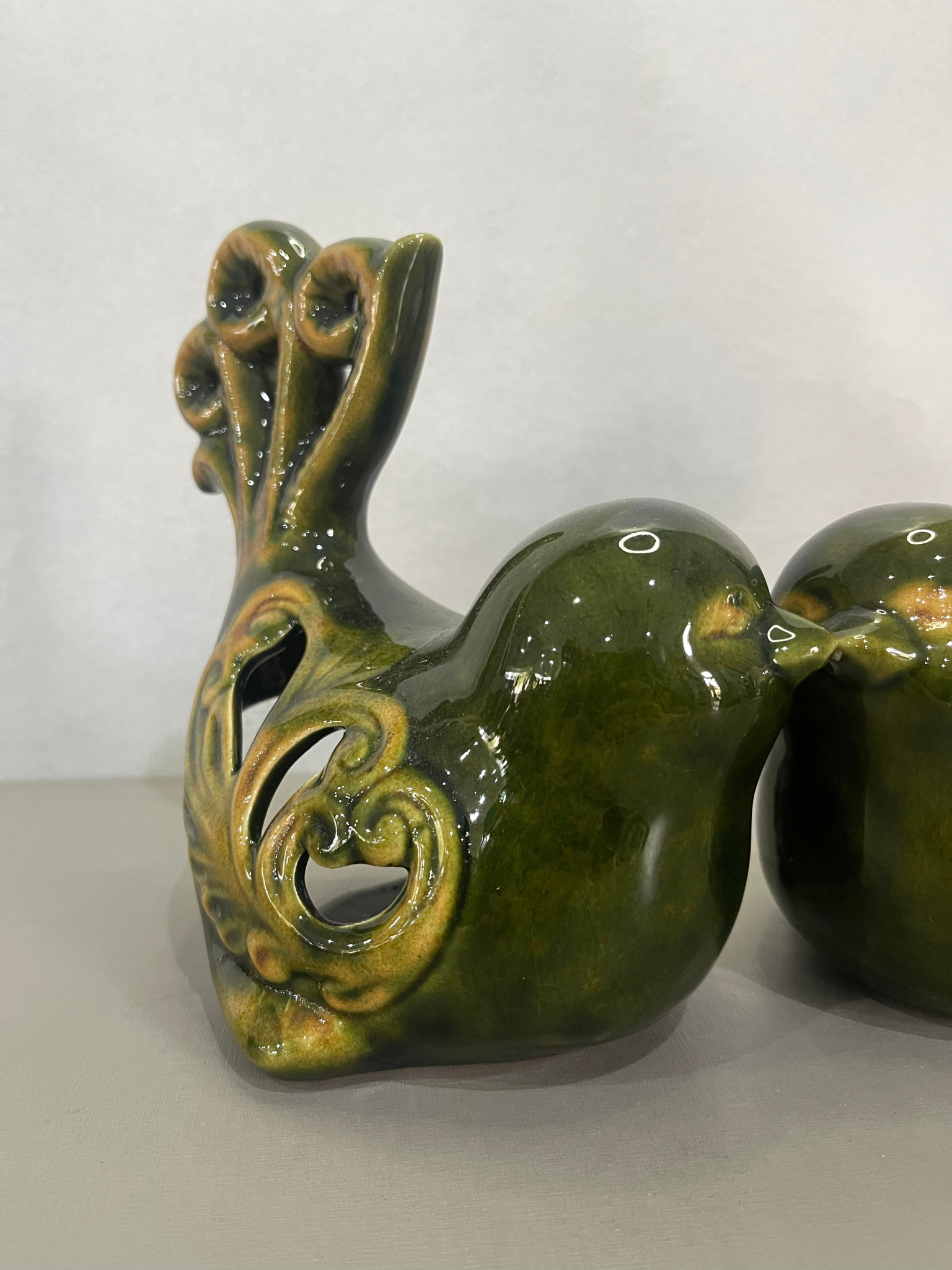 Conjunto 2 Pássaros Decorativos