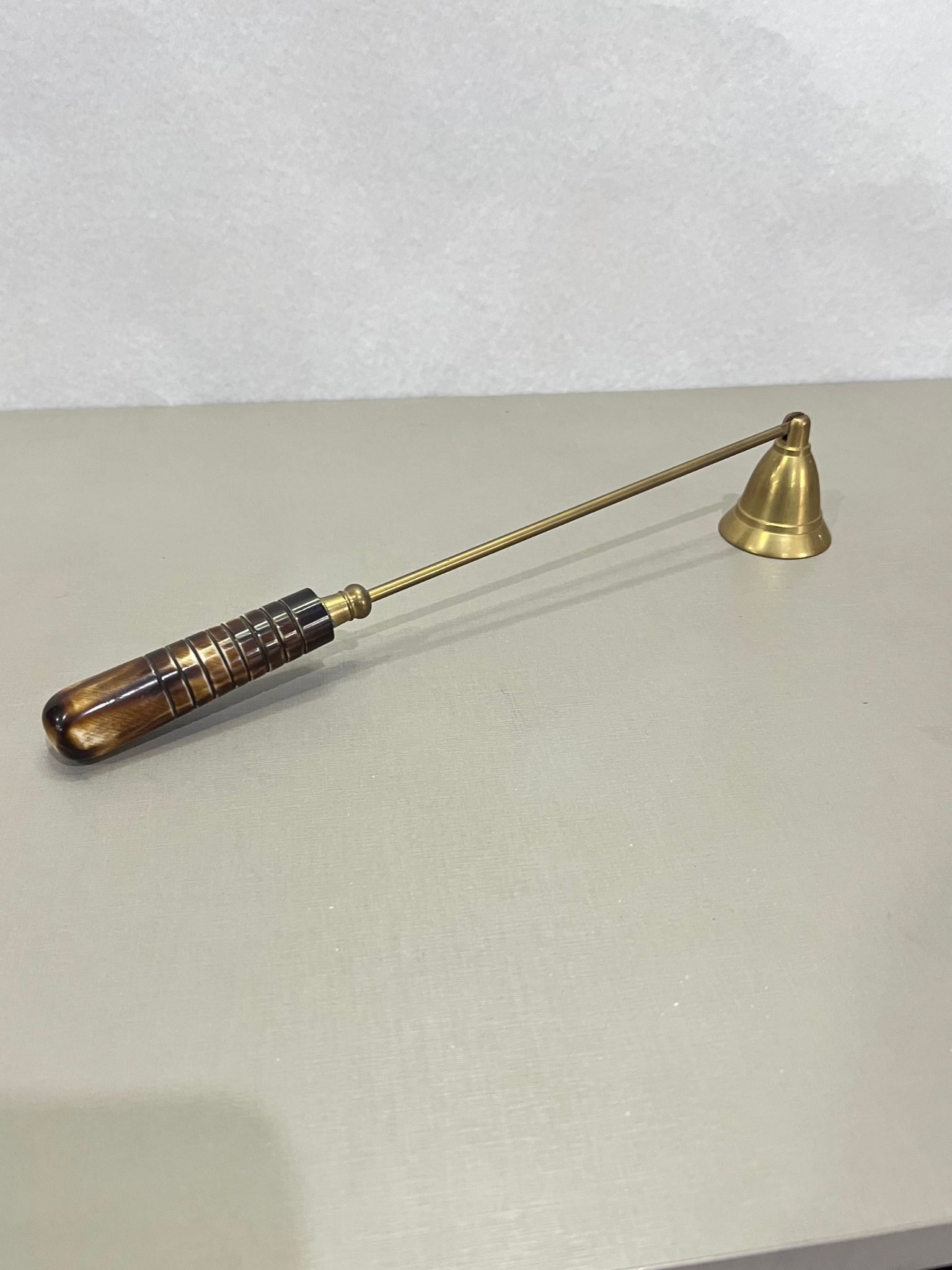 Apagador de Vela banhado a ouro