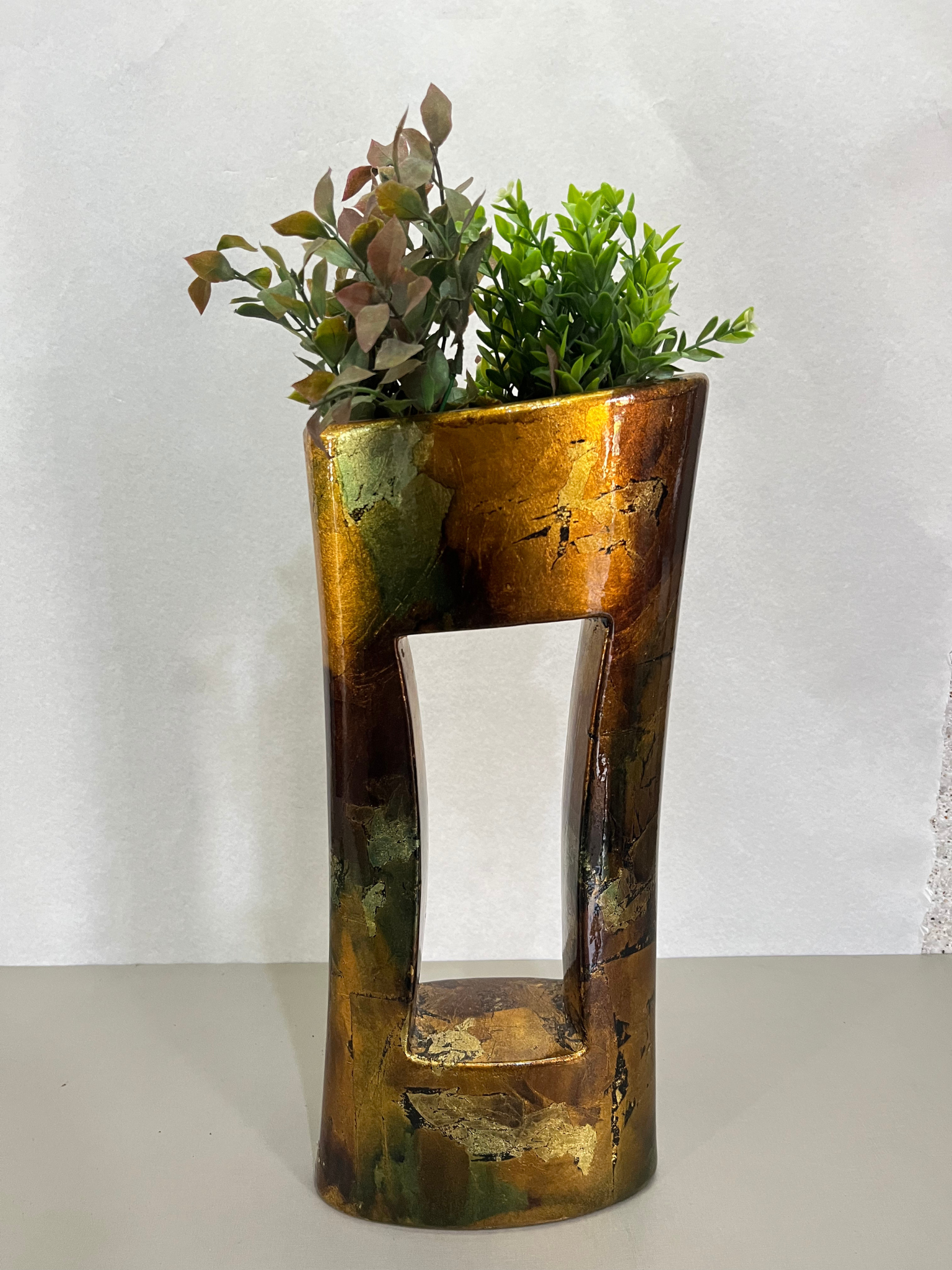 Vaso escultural