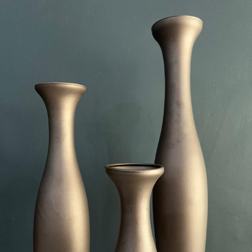 Trio Vaso Garrafa Decoração