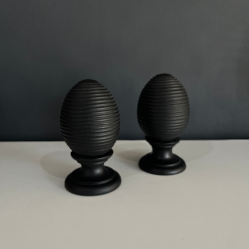 Conjunto 2 Pinhas Preta Decoração