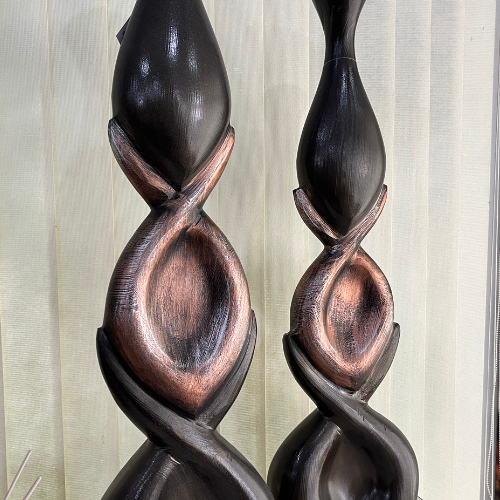 Conjunto Vasos Garrafa Decoração Grande 76cm e 88cm