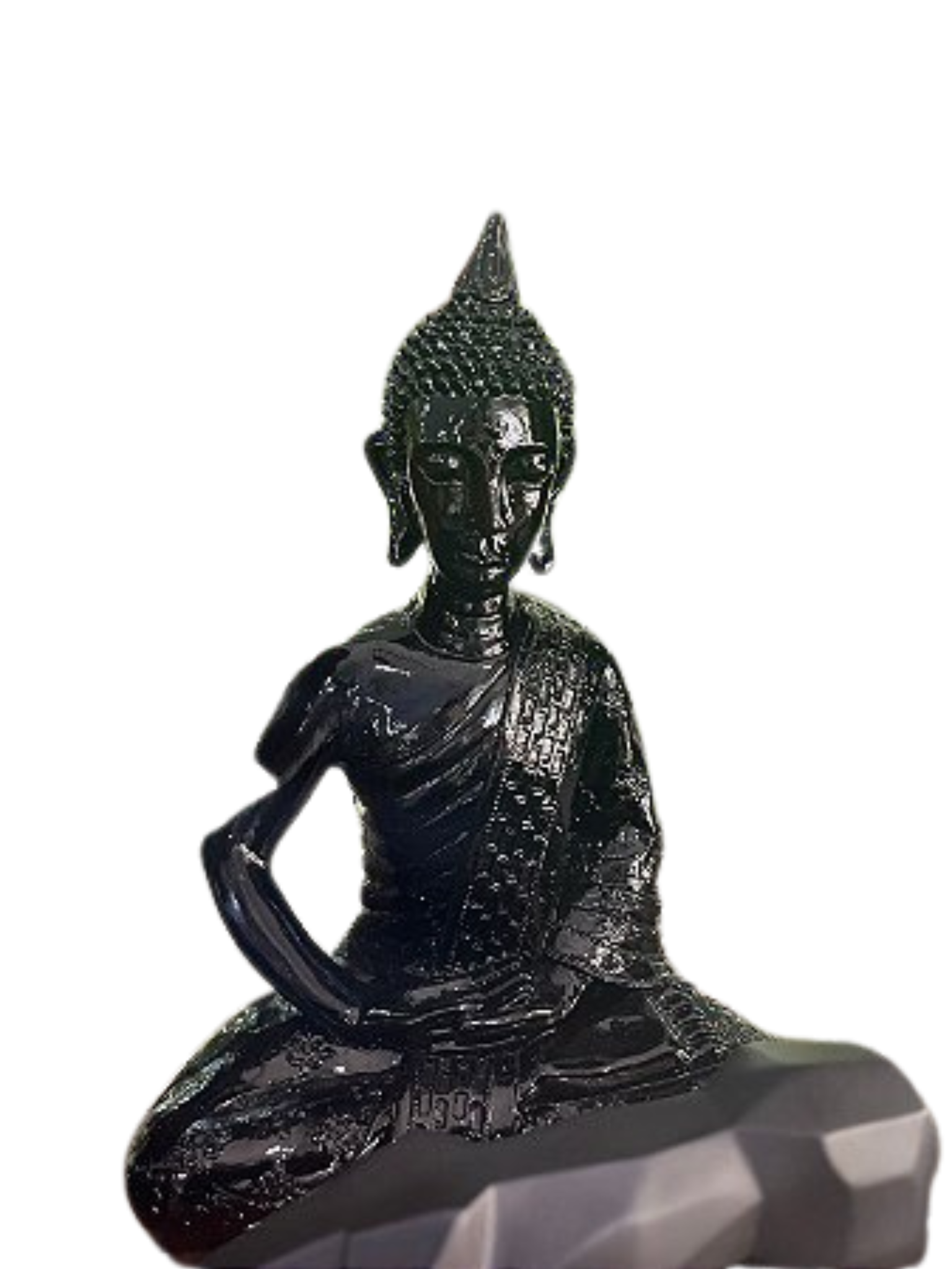 Buda grande 60cm preto